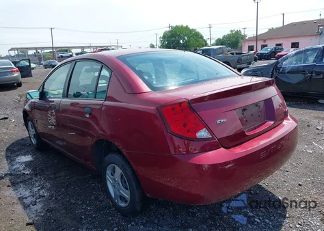 2004 Saturn Ion 1 из США, поврежденный, VIN 1G8AG52F44Z216475
